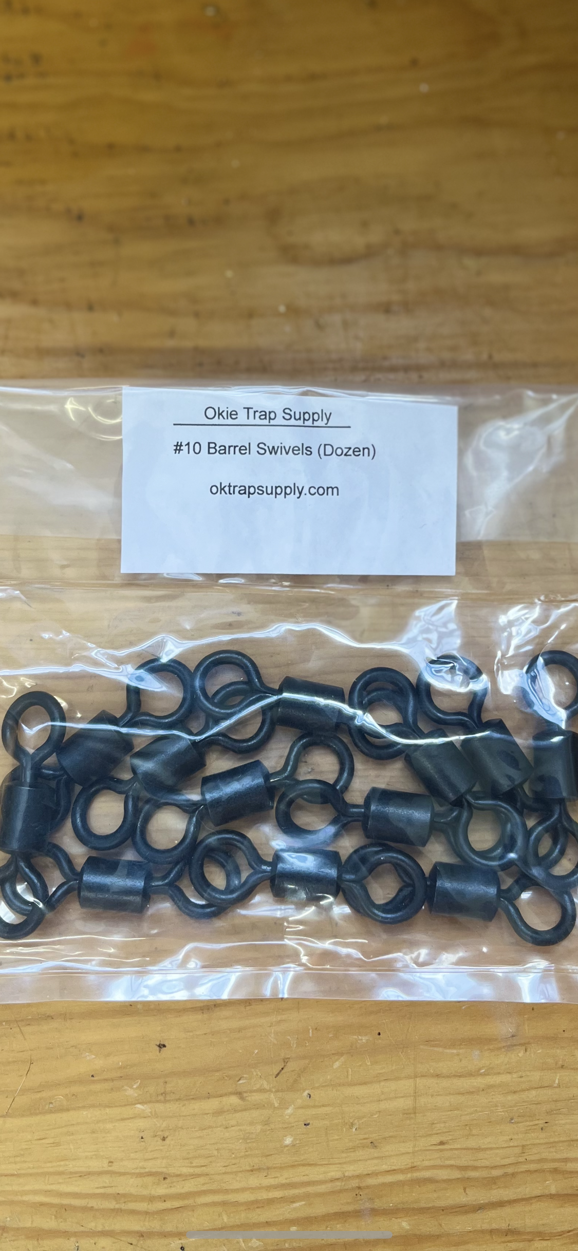 #10 Barrel Swivels (Dozen)