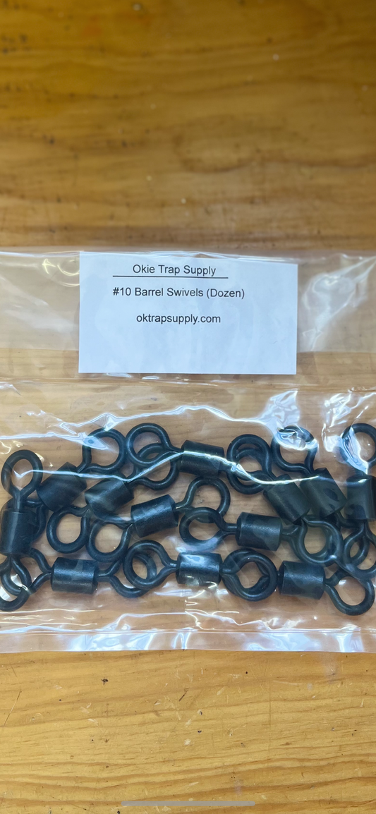 #10 Barrel Swivels (Dozen)