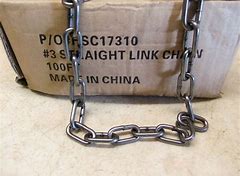 Trap Chain - #3 Import Machine Chain 100FT - Click Image to Close