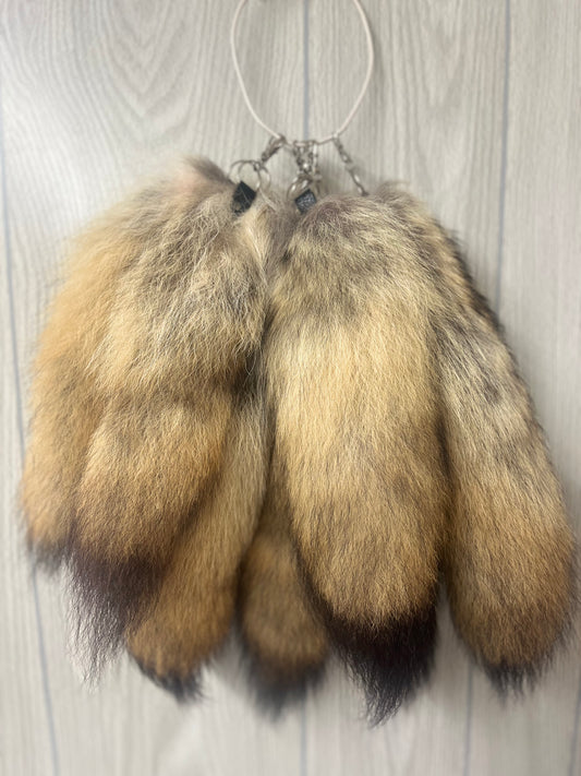 Coyote Tail Keychains