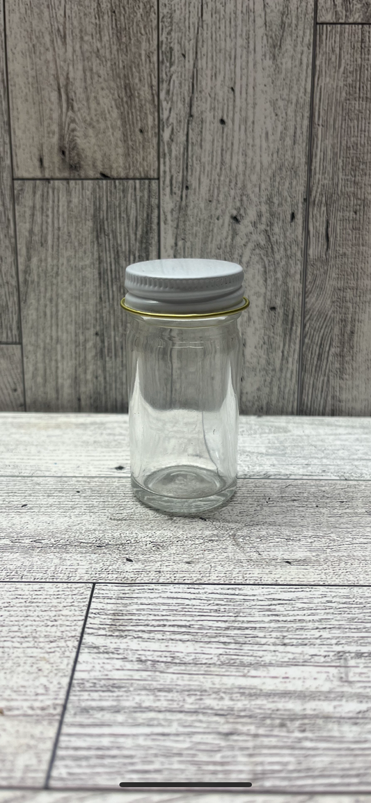 1oz Wide Mouth Glass Jar