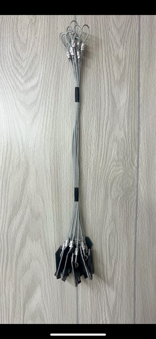 Wolf Fang Anchors w/18” cable (Dozen)