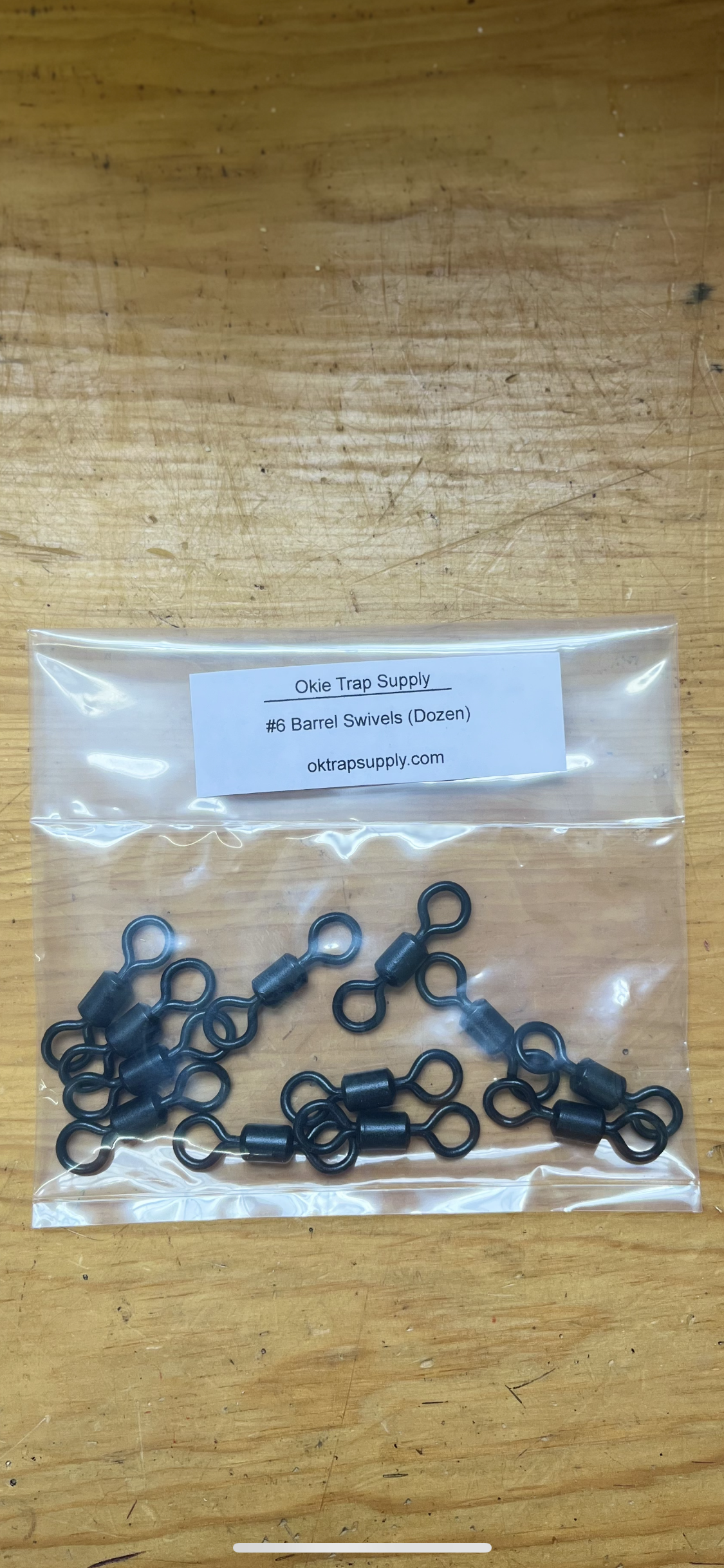 #6 Barrel Swivels (Dozen)