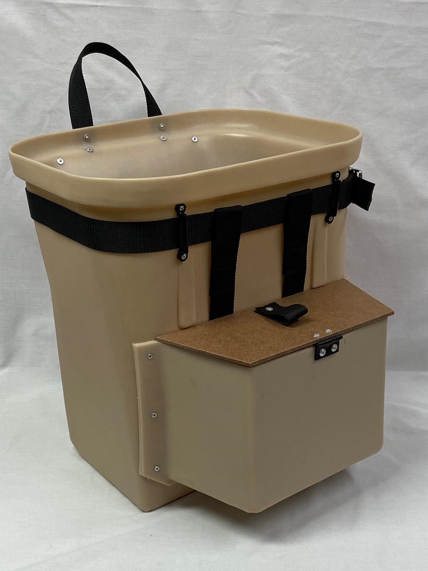 Fiber Tuff Packbasket with 8in Compartment - $99.95 : Okie Cable & Trap,  Oklahoma Premier Snare and Trapping Supplier